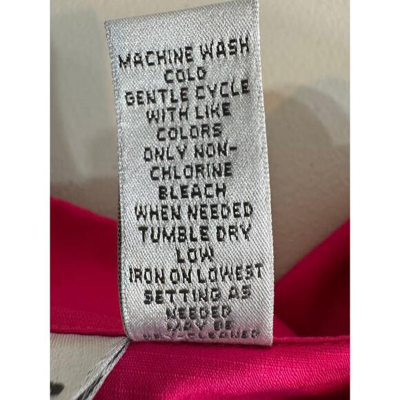 Chico's jacket 100% cotton 3/4 sleeve cinched waist pockets collar zip Sz 0 US S - Picture 10 of 10